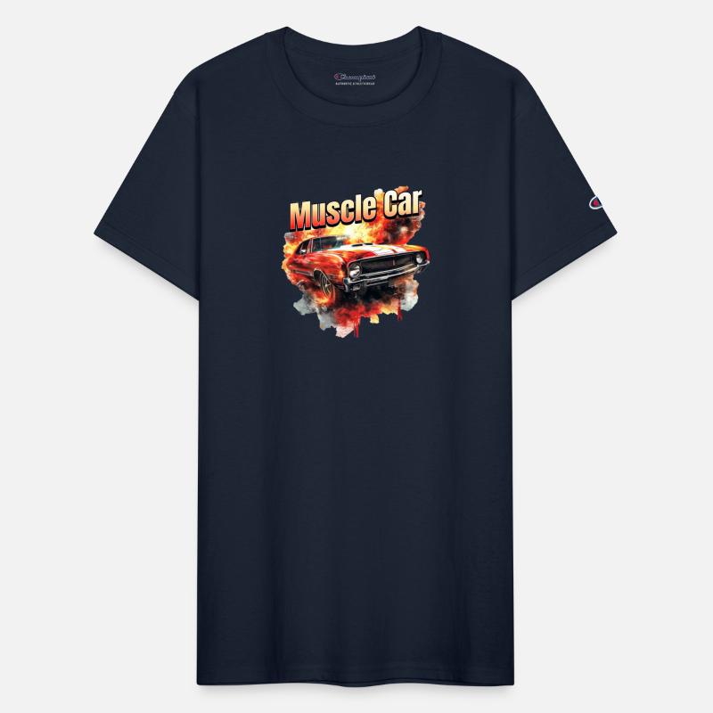 Muscle Car on Fire