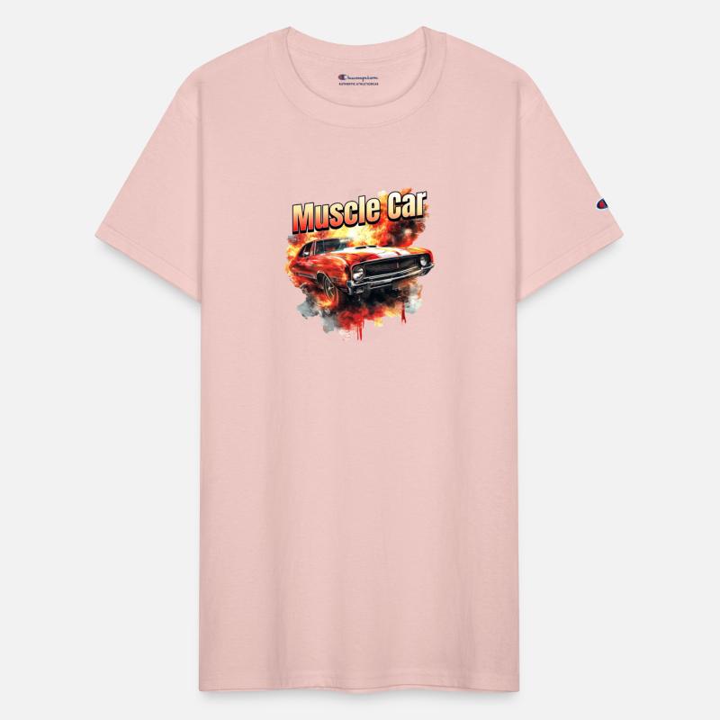 Muscle Car on Fire