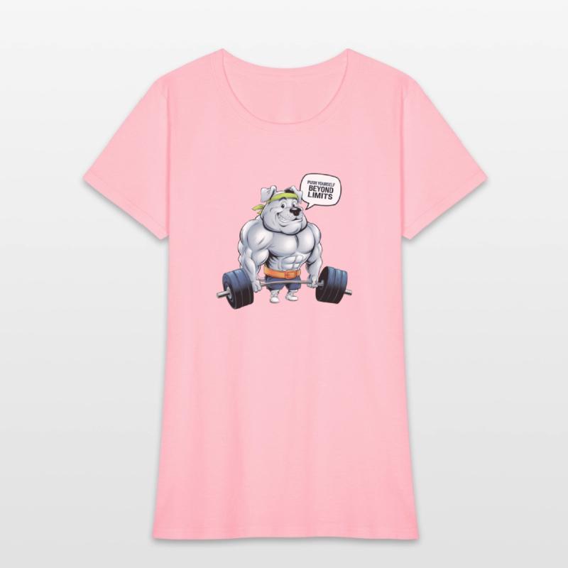 Muscular Dog Gym T-Shirt: Push Beyond Limits