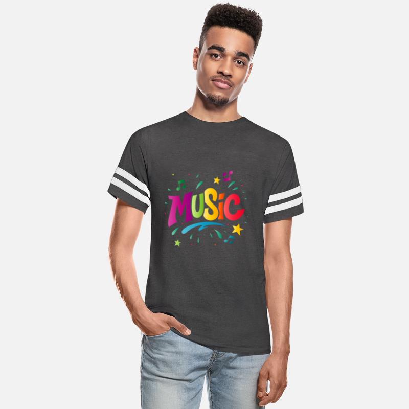 Music – Colorful Typography with a Musical Note
