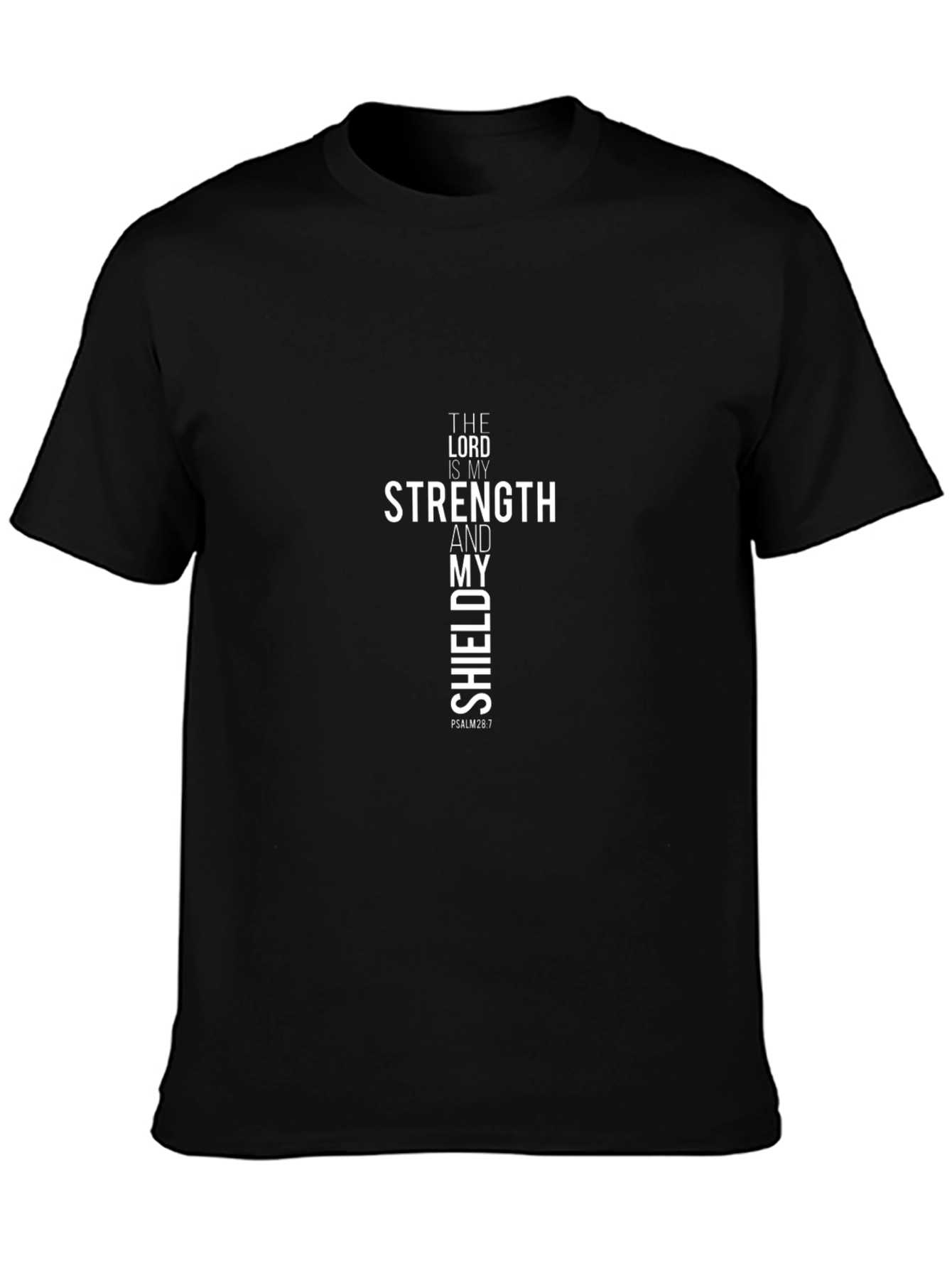 Faith-Inspired Black T-Shirt