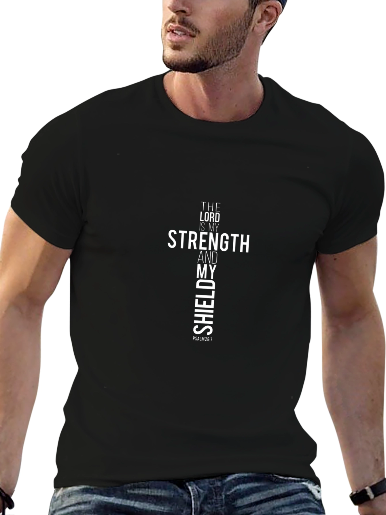 Faith-Inspired Black T-Shirt