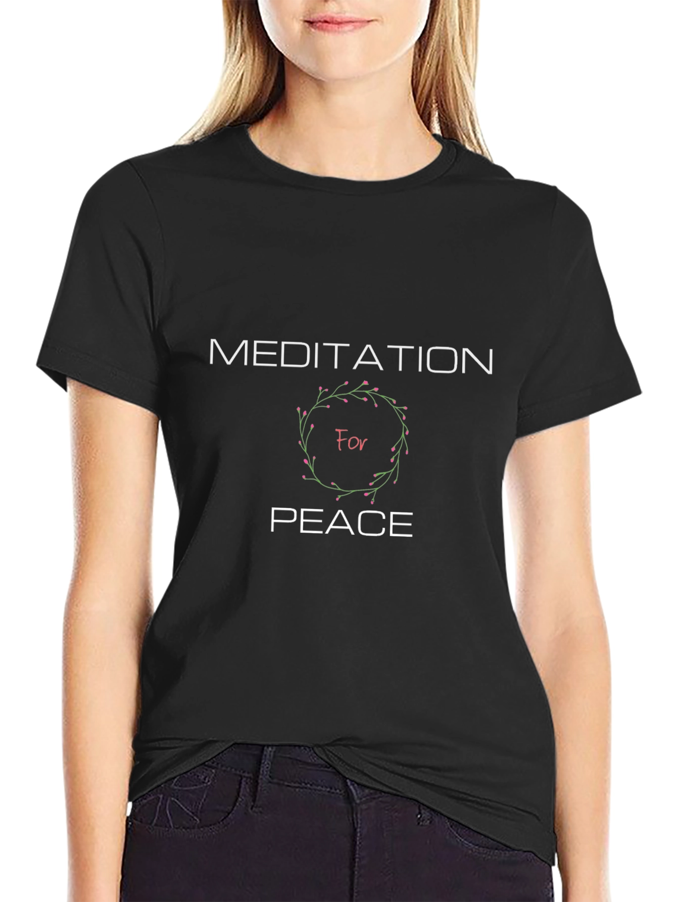 Meditation for Peace Graphic T-Shirt
