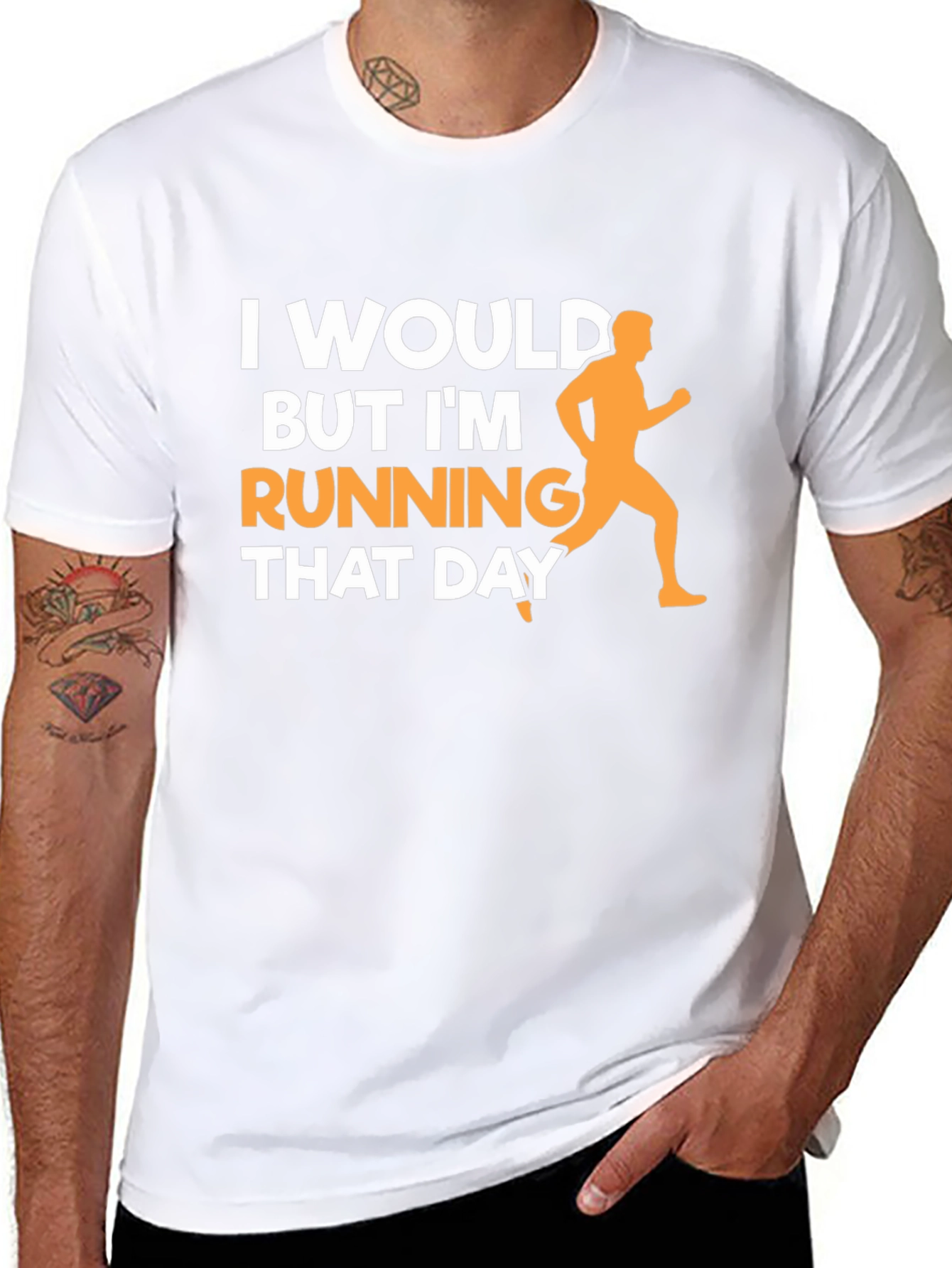 Funny Running T-Shirt: I Would But Im Running