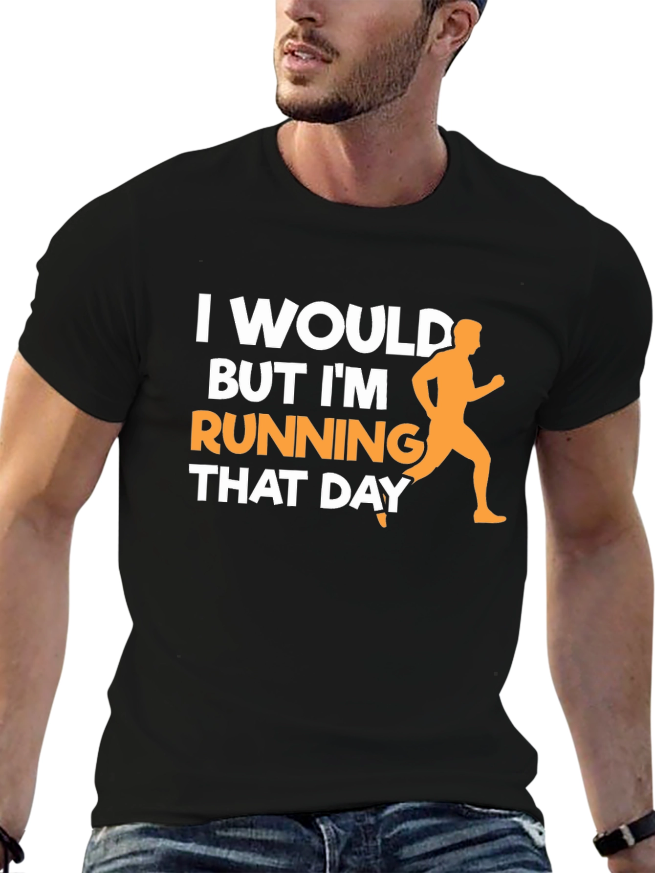 Funny Running T-Shirt: I Would But Im Running