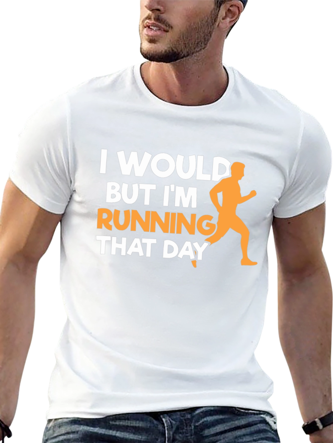 Funny Running T-Shirt: I Would But Im Running