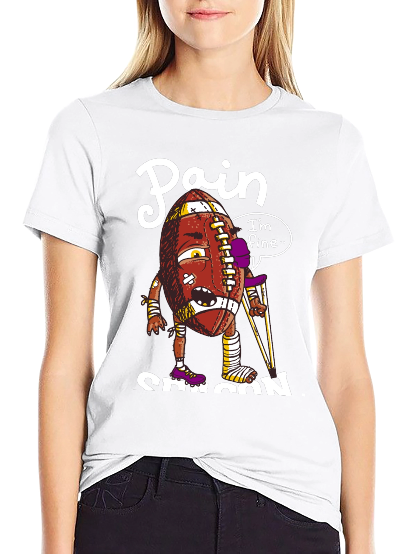 Pain Season Football T-Shirt