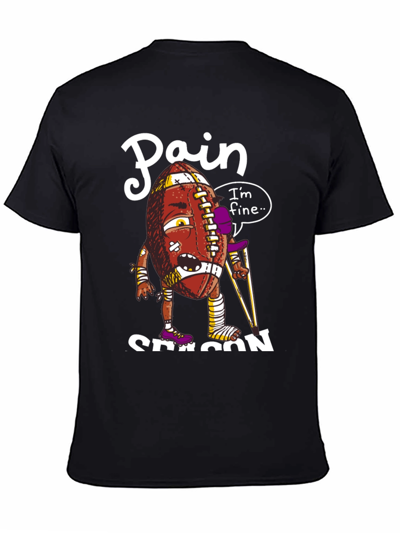 Pain Season Football T-Shirt