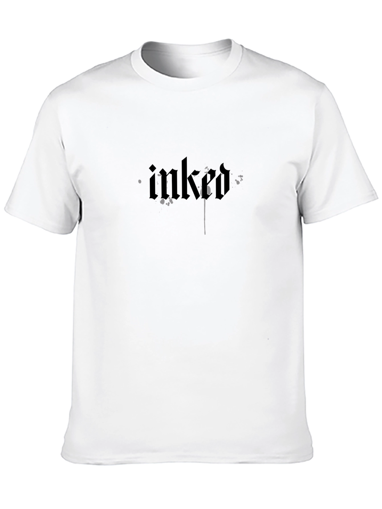 Inked Graphic Tee - Black Short Sleeve