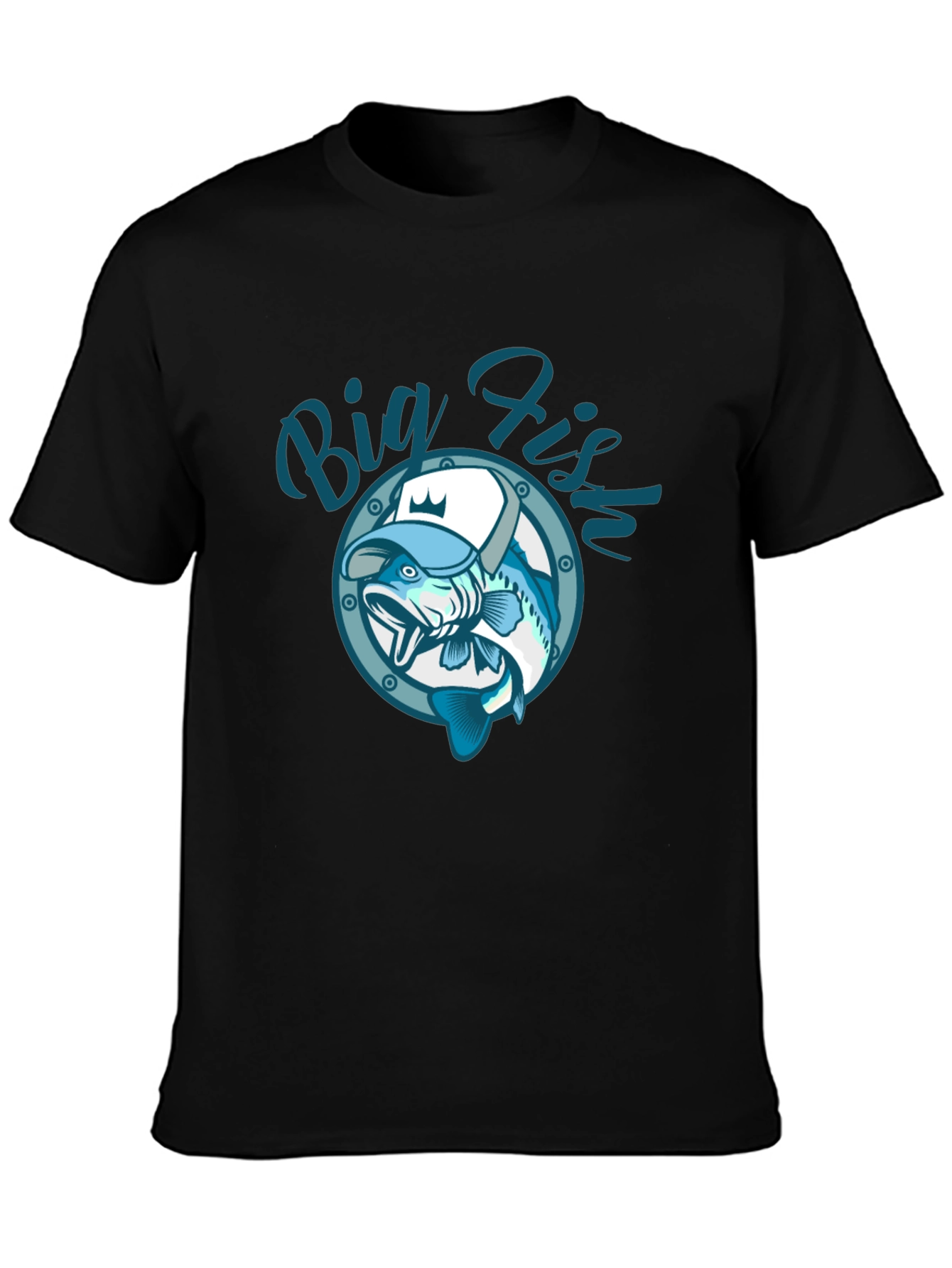 Big Fish Graphic T-Shirt Fishing Tee