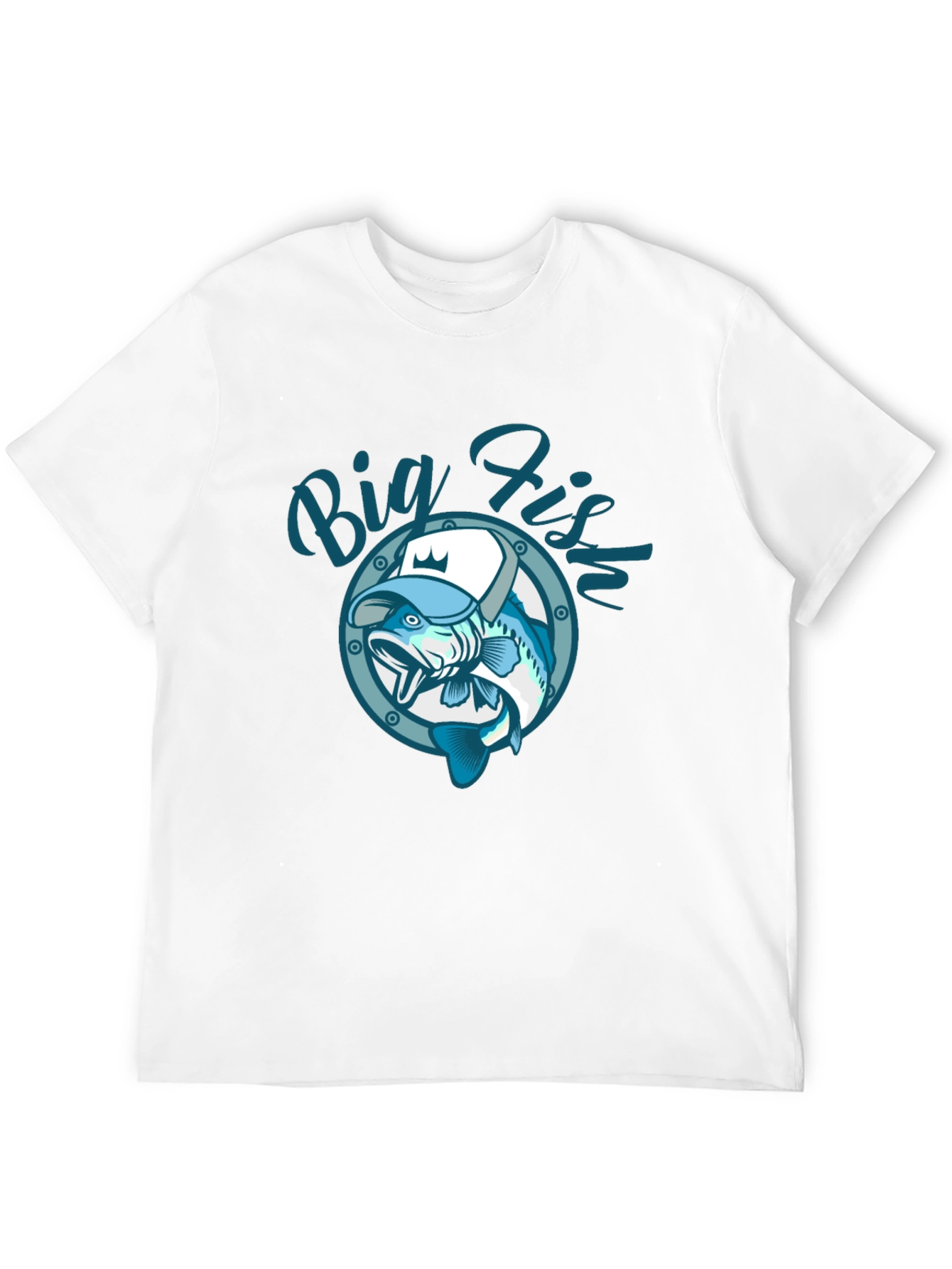 Big Fish Graphic T-Shirt Fishing Tee