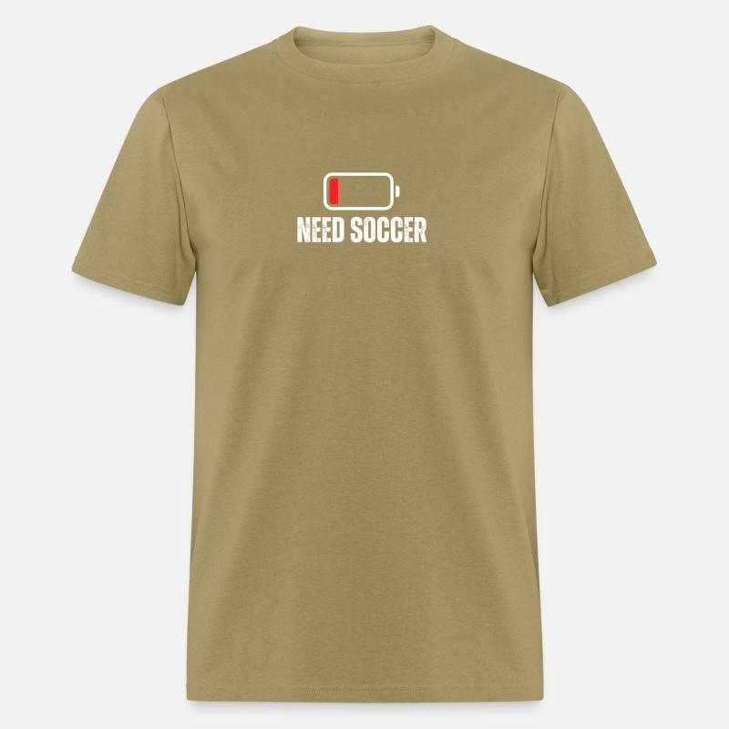 Need Soccer Low Battery Funny Soccer Player