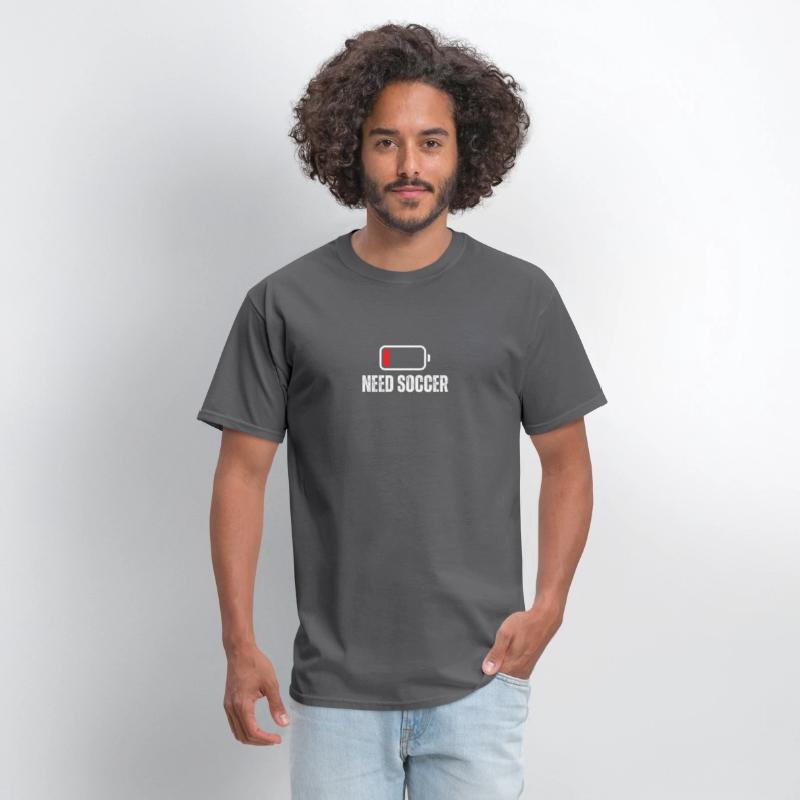 Need Soccer Low Battery Funny Soccer Player