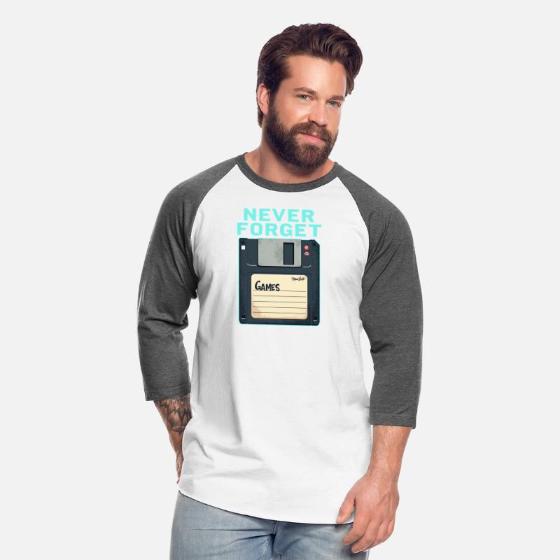Never Forget Retro Floppy Disk Design