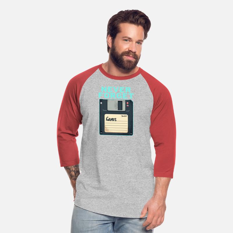 Never Forget Retro Floppy Disk Design