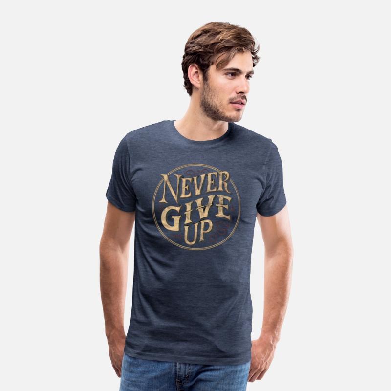 Never Give Up Inspirational Design