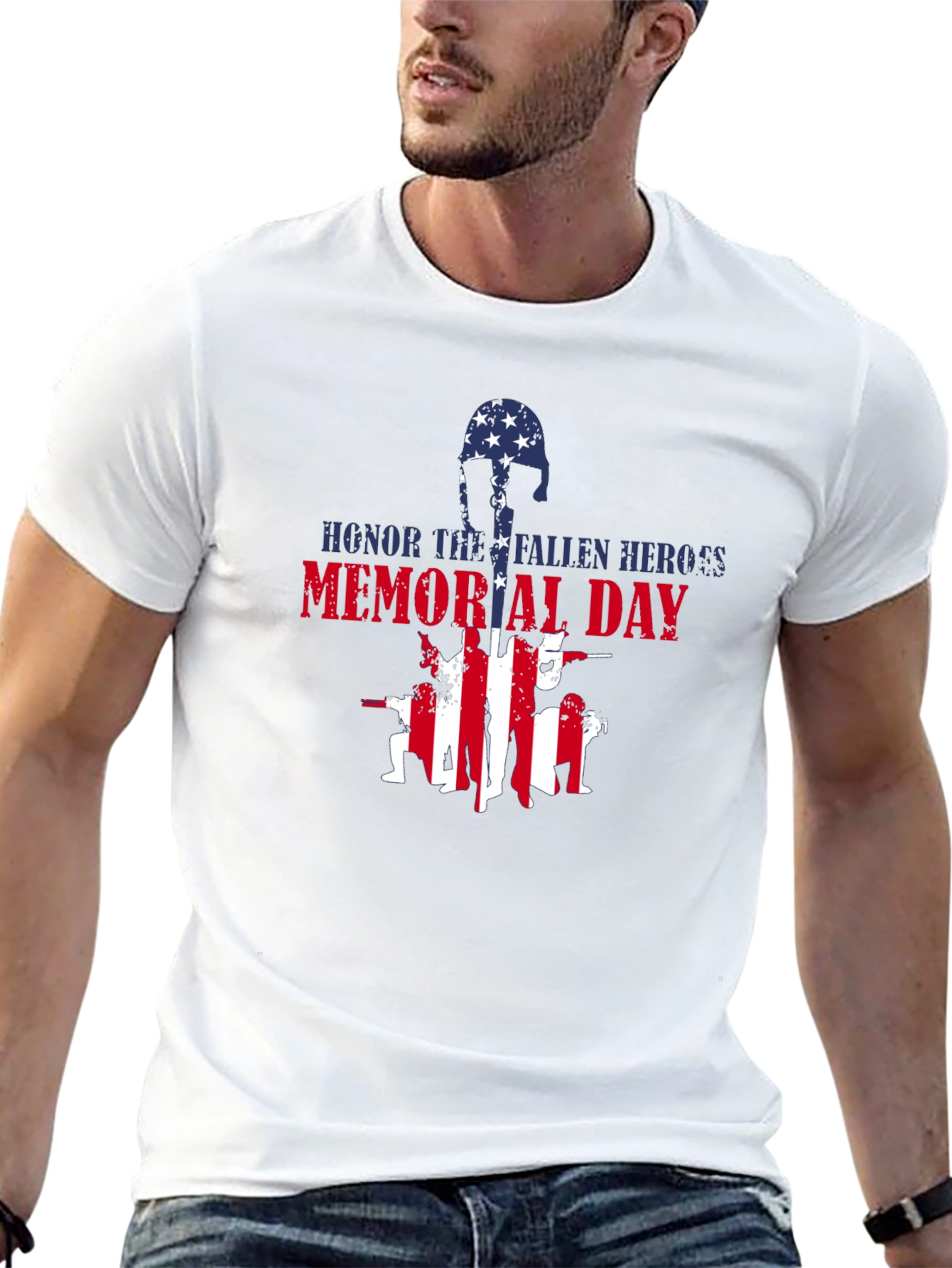 Memorial Day Fallen Heroes Graphic T-Shirt