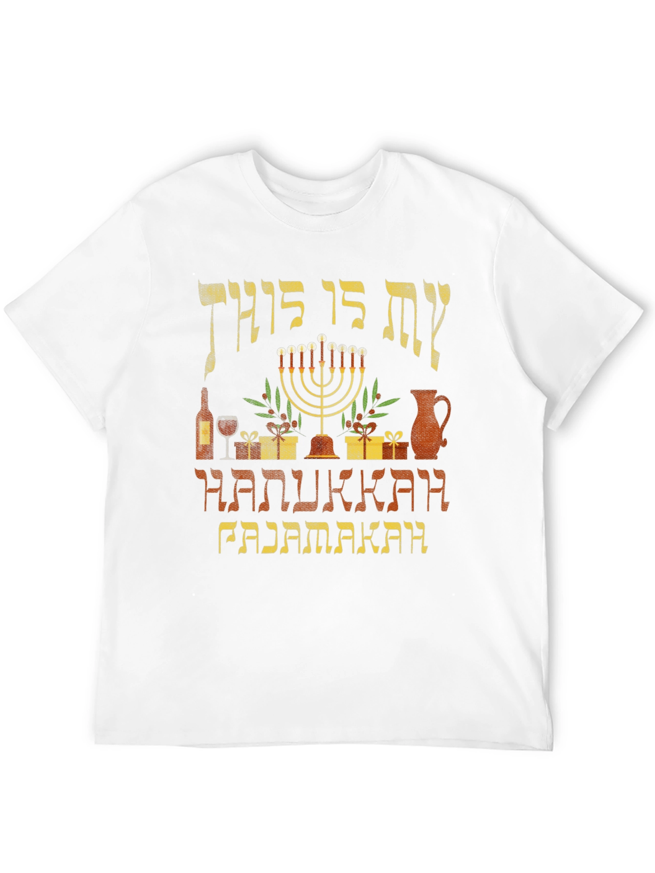 Hanukkah Pajamakah Mens T-Shirt