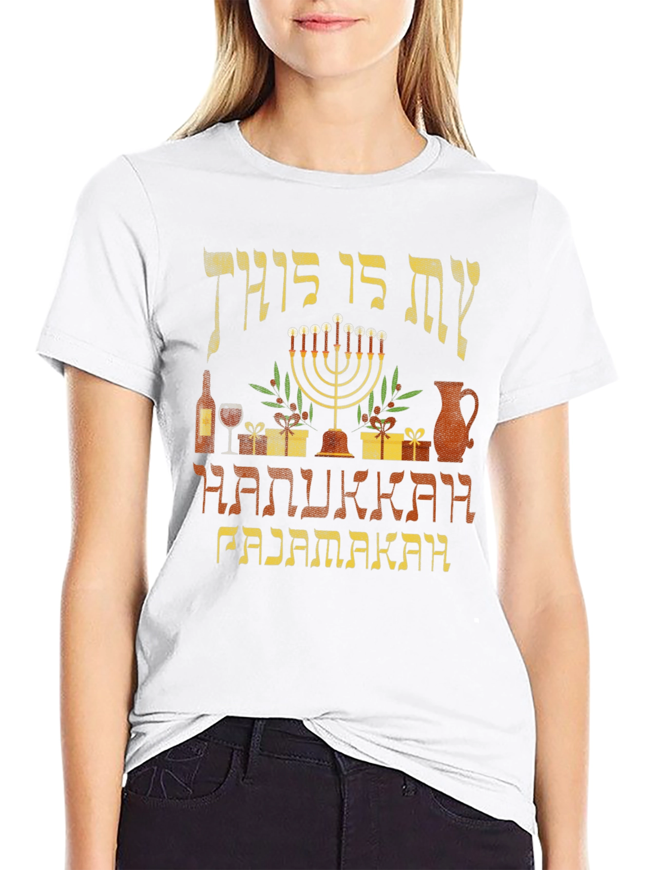 Hanukkah Pajamakah Mens T-Shirt