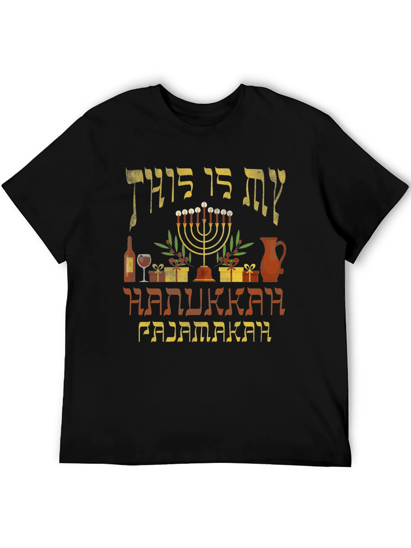 Hanukkah Pajamakah Mens T-Shirt