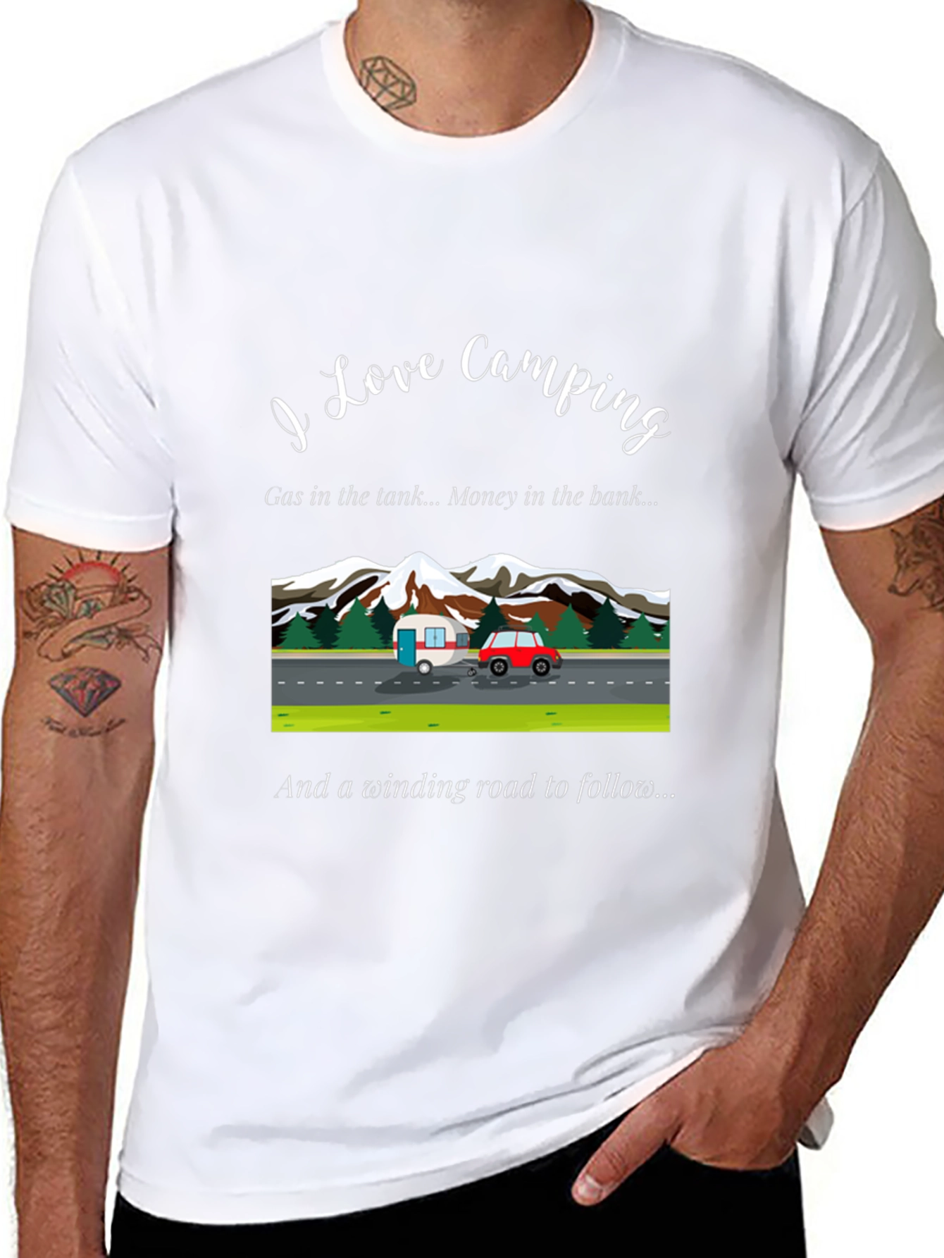 I Love Camping Graphic T-Shirt