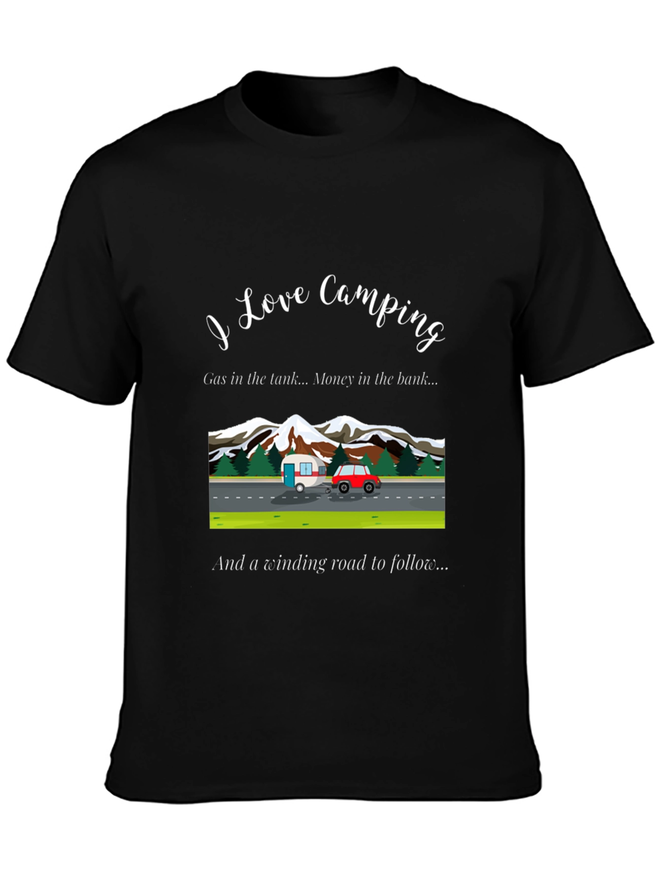 I Love Camping Graphic T-Shirt