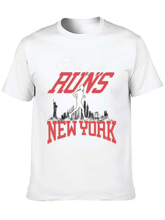This Guy Runs New York T-Shirt