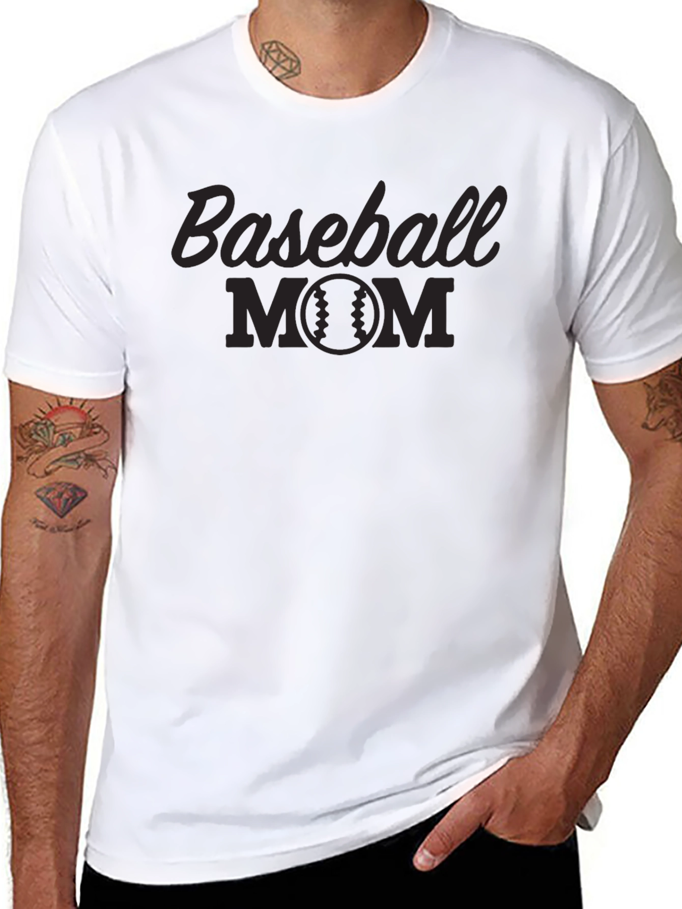 Baseball Mom Graphic T-Shirt