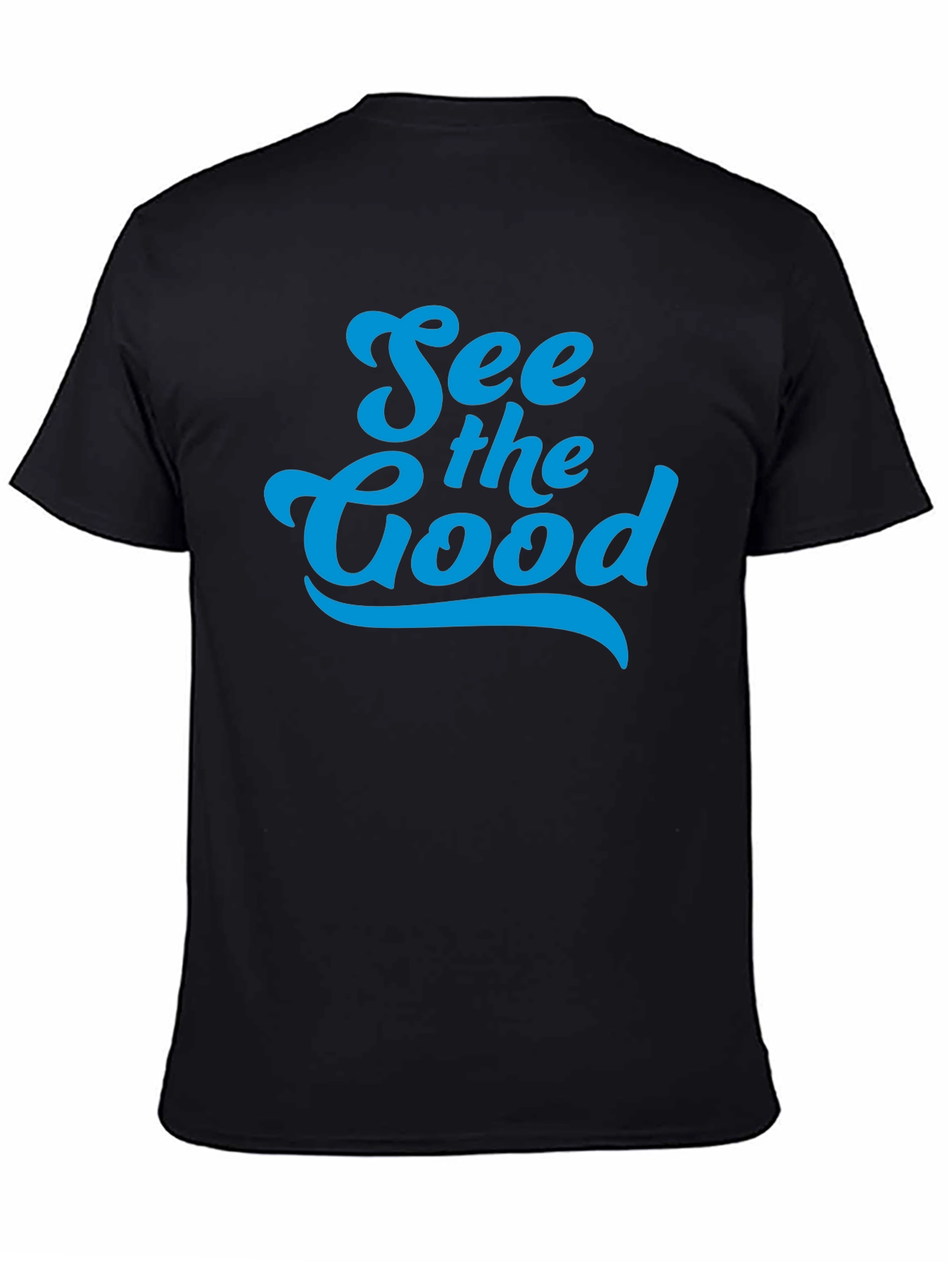 See the Good Black Graphic Tee