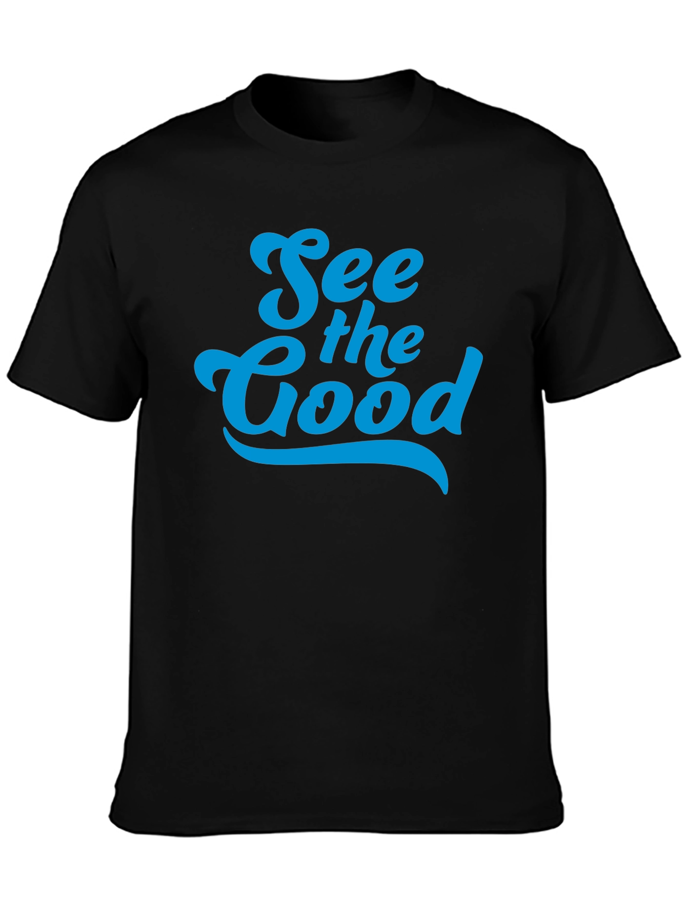See the Good Black Graphic Tee