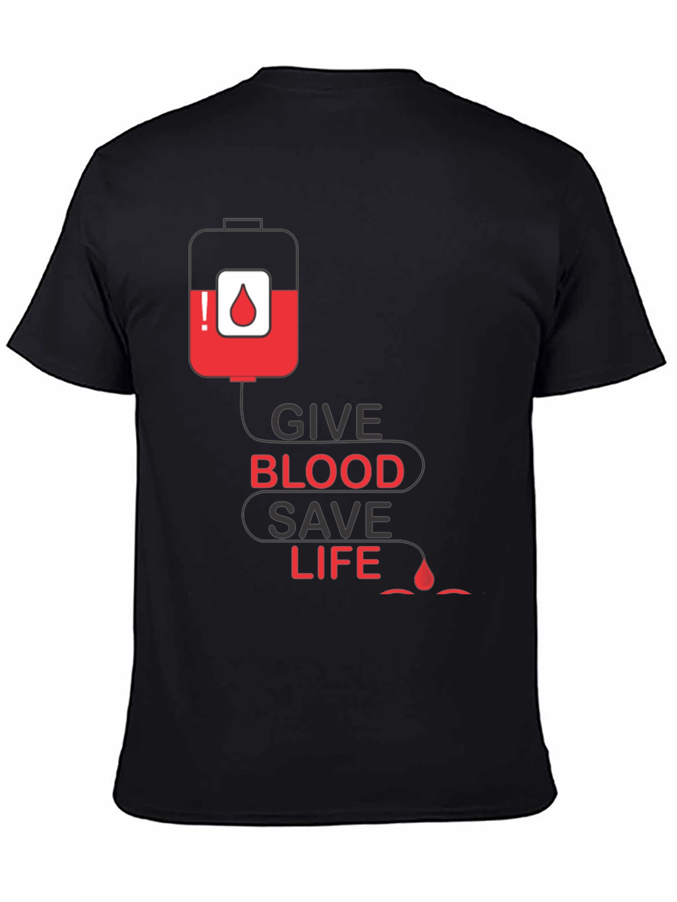 Give Blood Save Life Graphic T-Shirt