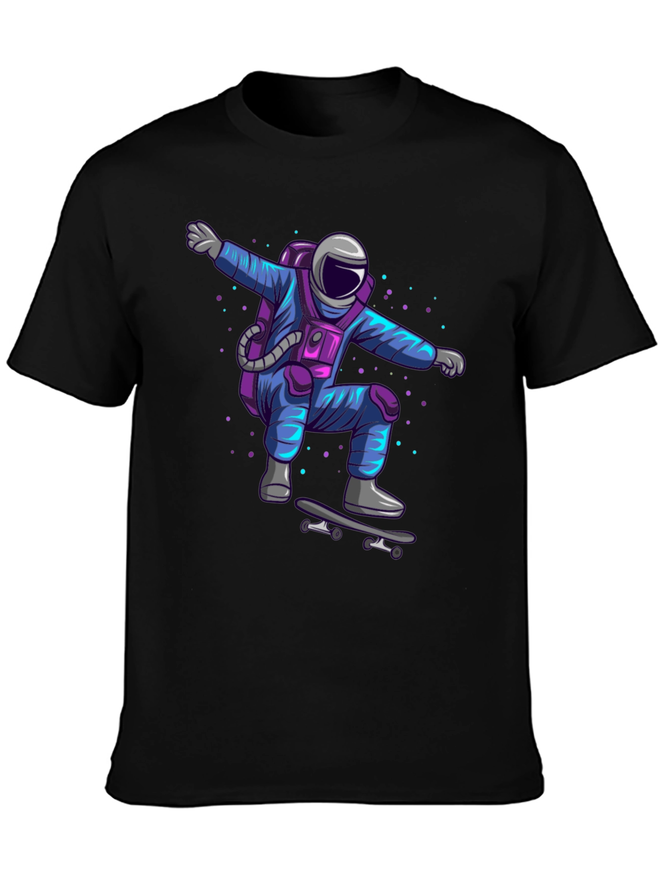 Skateboarding Astronaut Graphic Tee