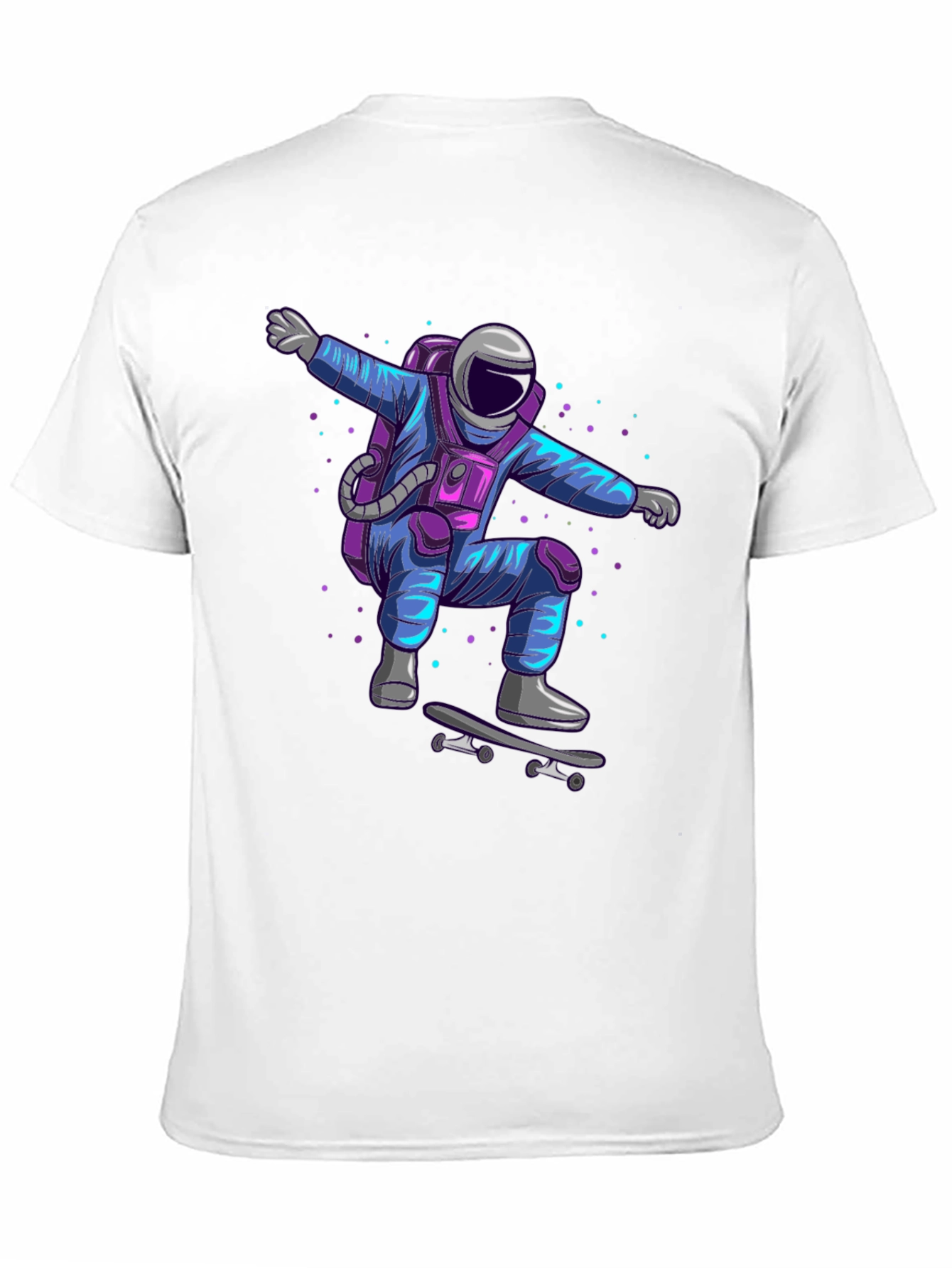 Skateboarding Astronaut Graphic Tee