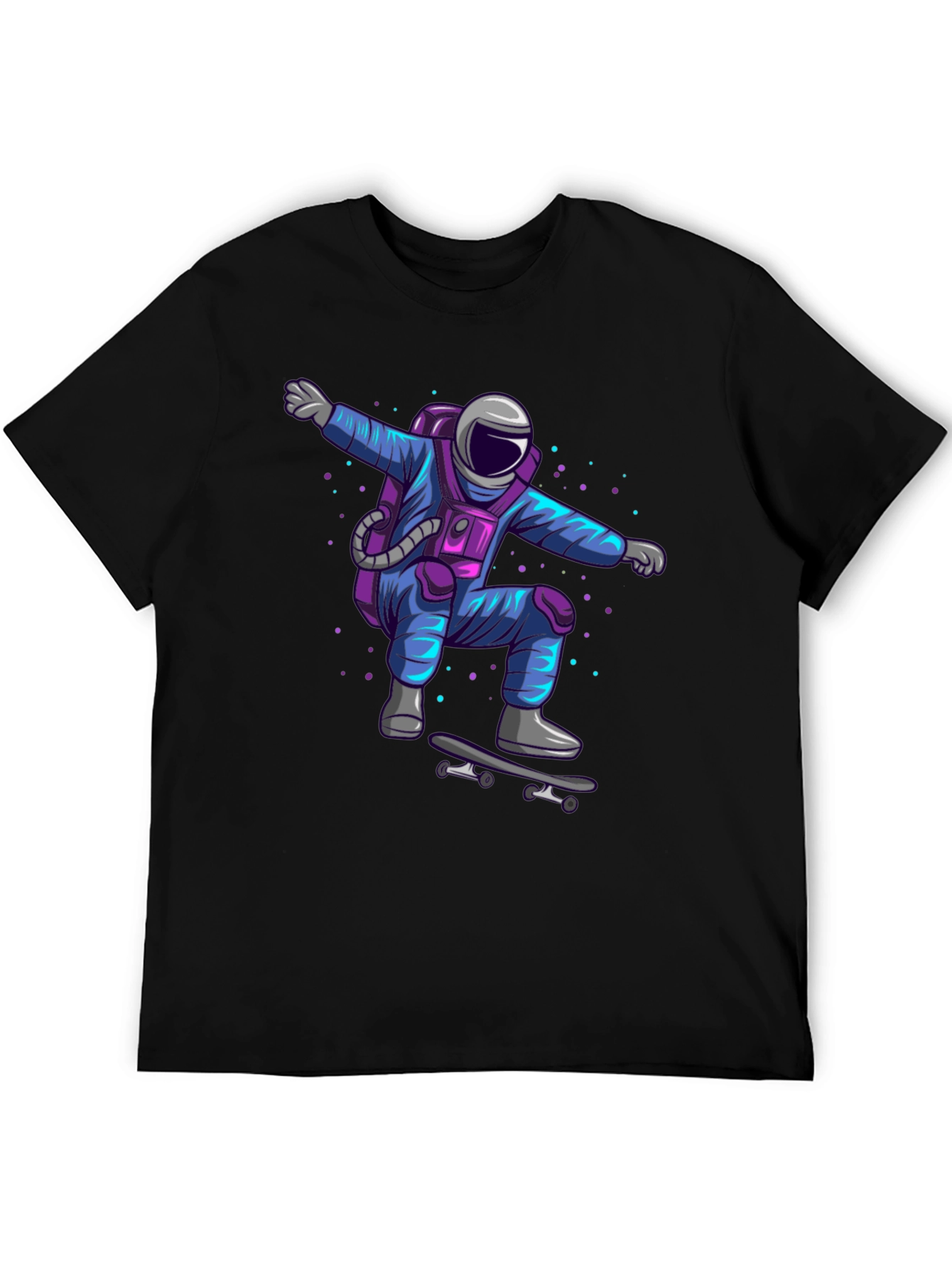 Skateboarding Astronaut Graphic Tee