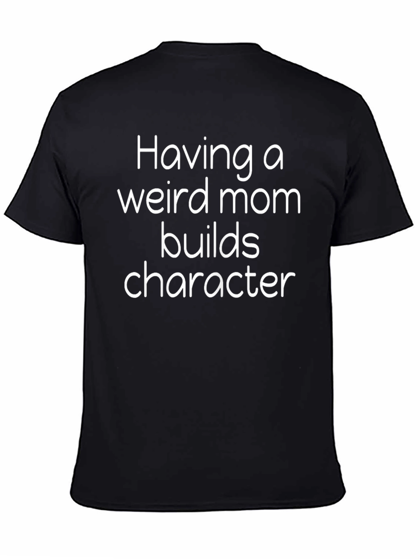 Funny Weird Mom Graphic T-Shirt - Black