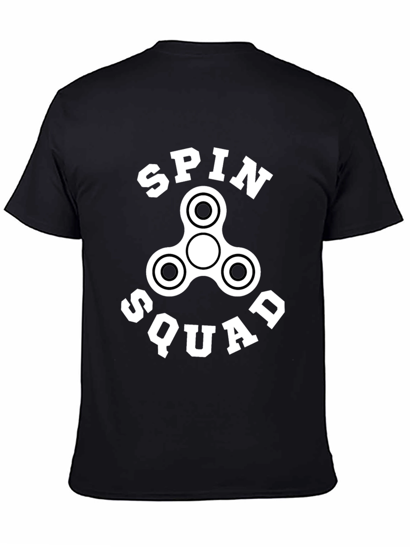 Spin Squad Fidget Spinner Graphic Tee - Black
