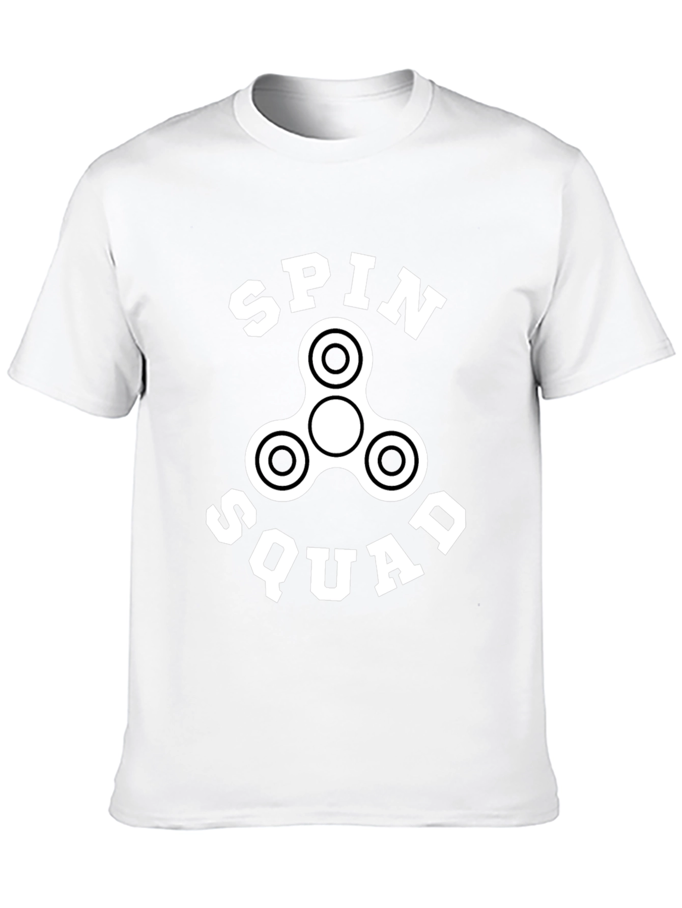 Spin Squad Fidget Spinner Graphic Tee - Black