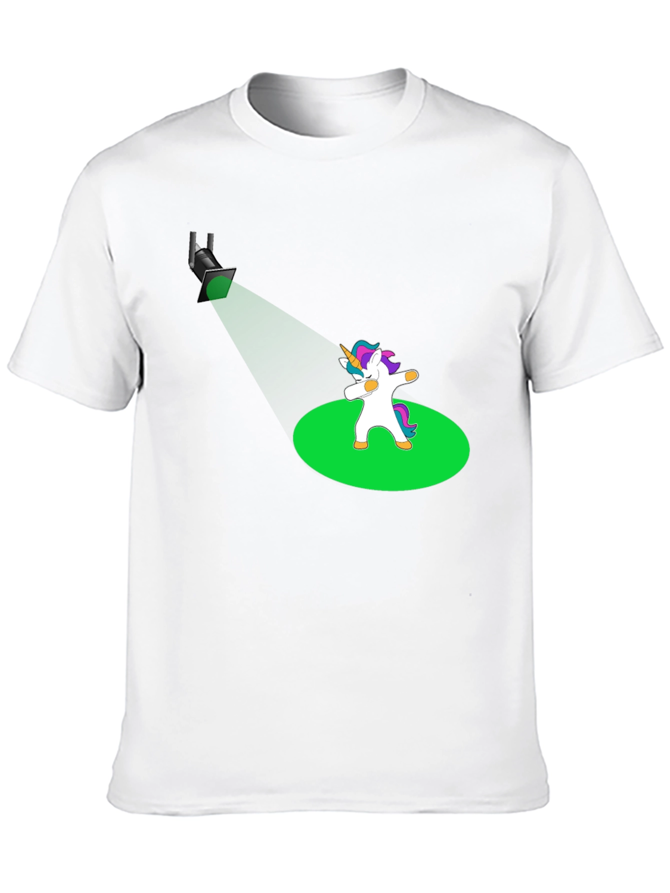 Dabbing Unicorn T-Shirt - Spotlight Design