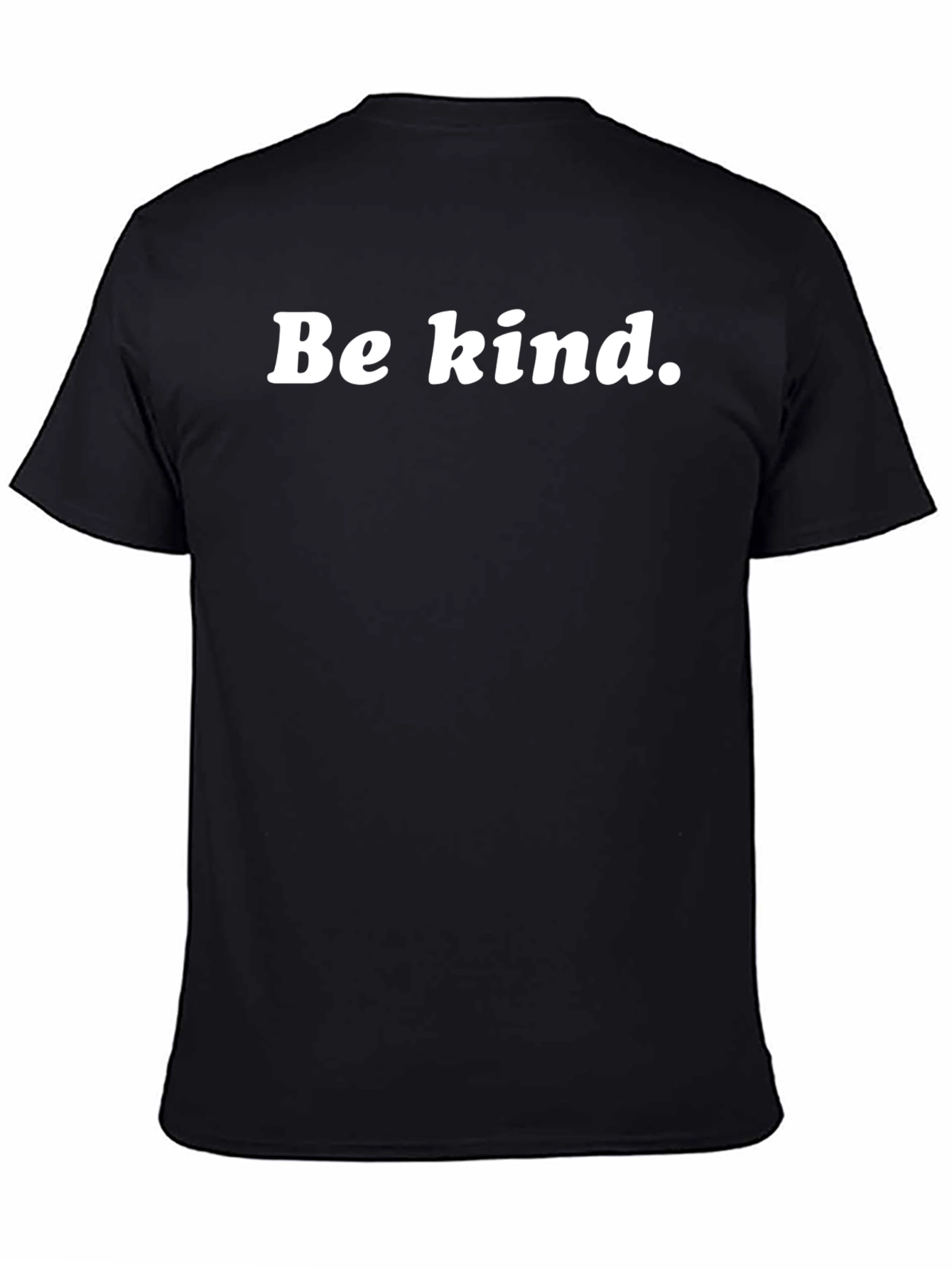Be Kind T-Shirt - Simple Message Black Tee
