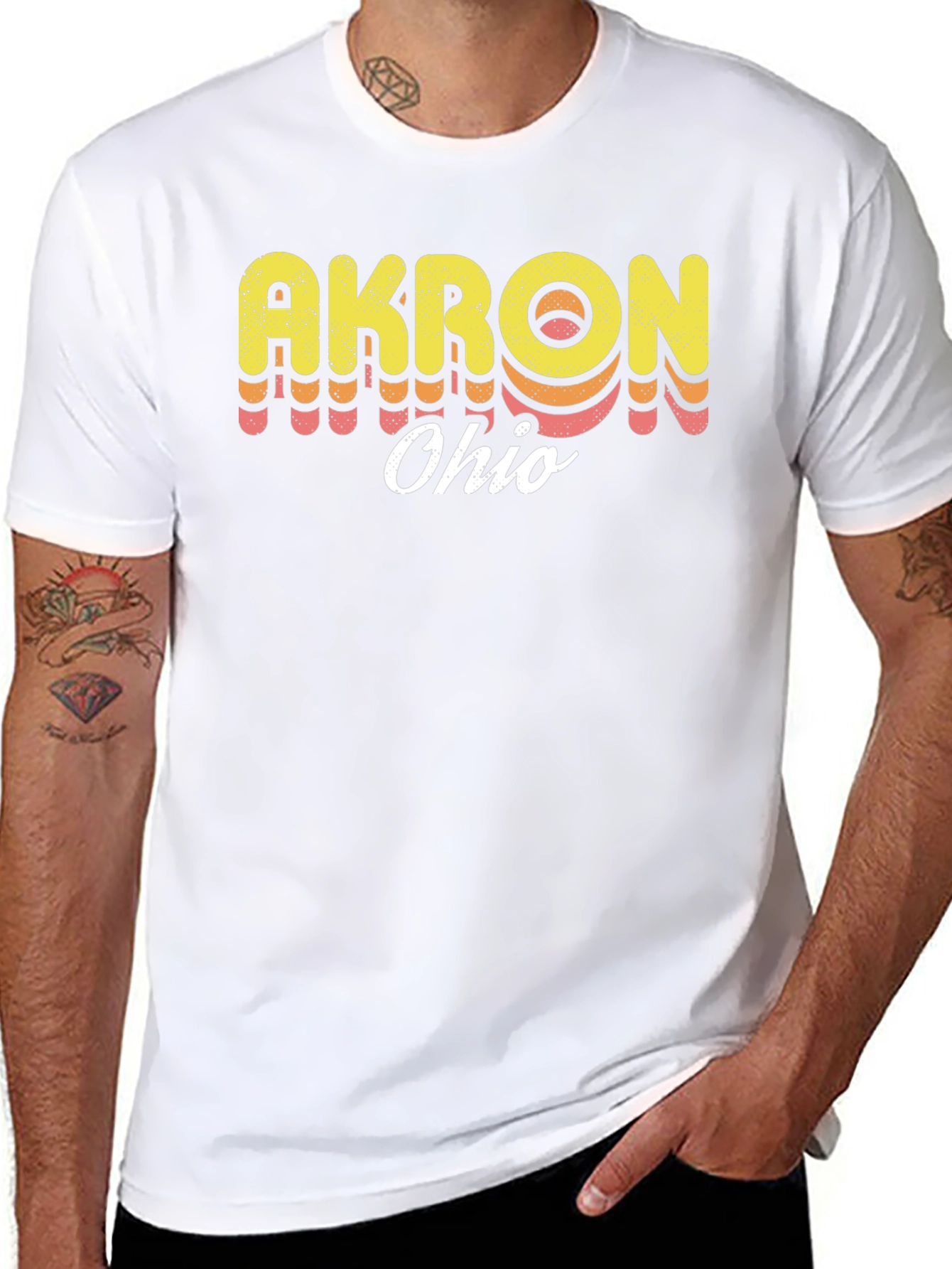 Akron Ohio Retro T-Shirt