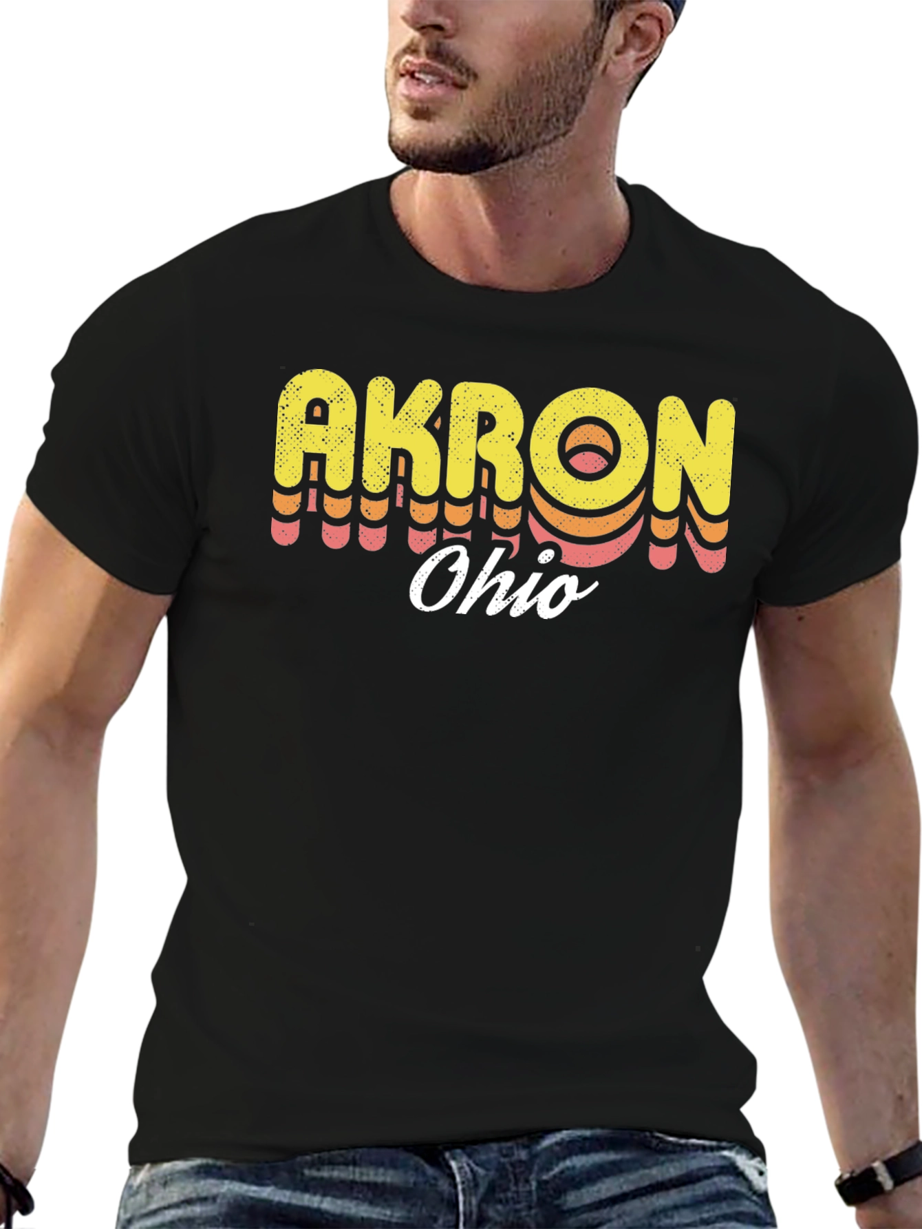 Akron Ohio Retro T-Shirt