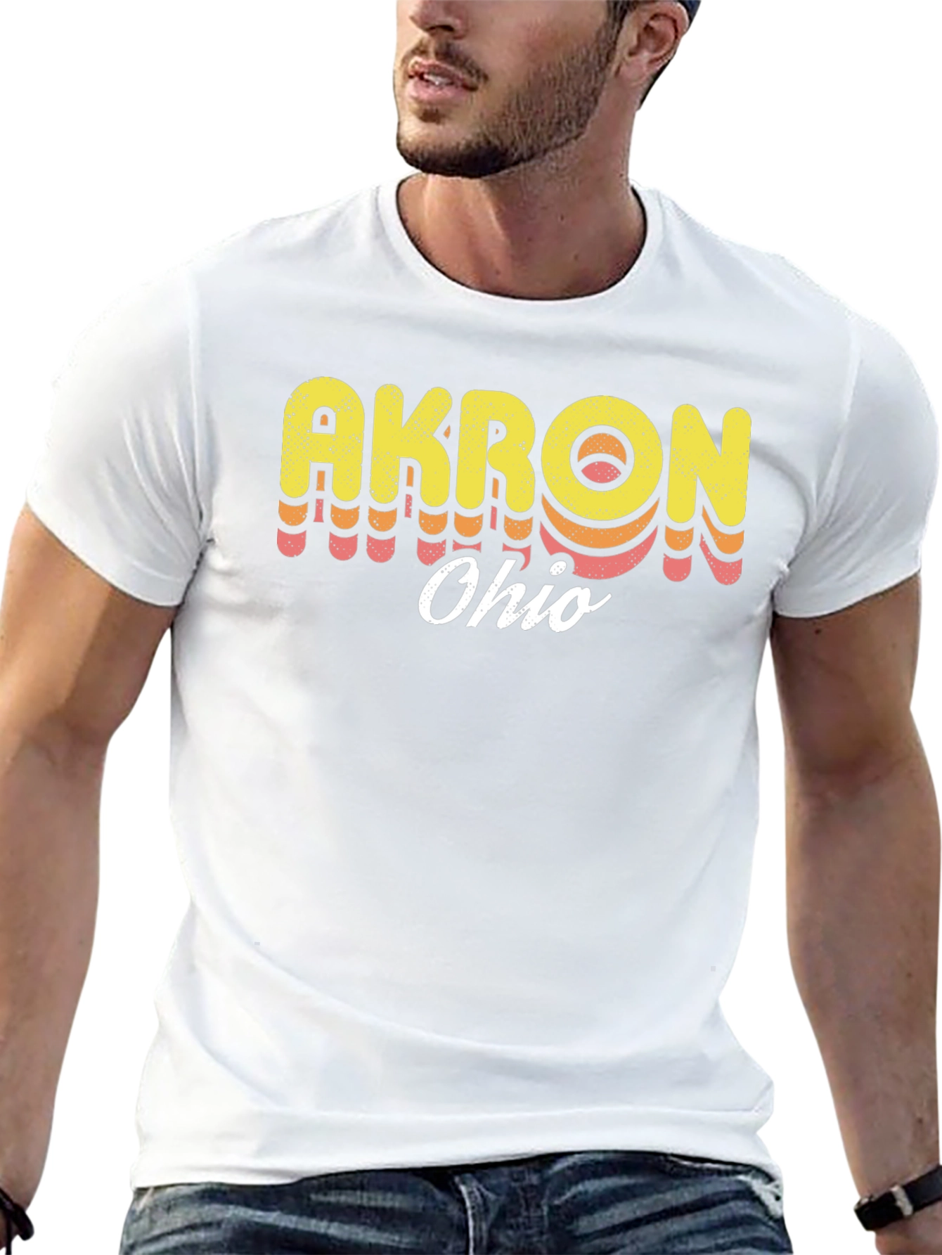 Akron Ohio Retro T-Shirt