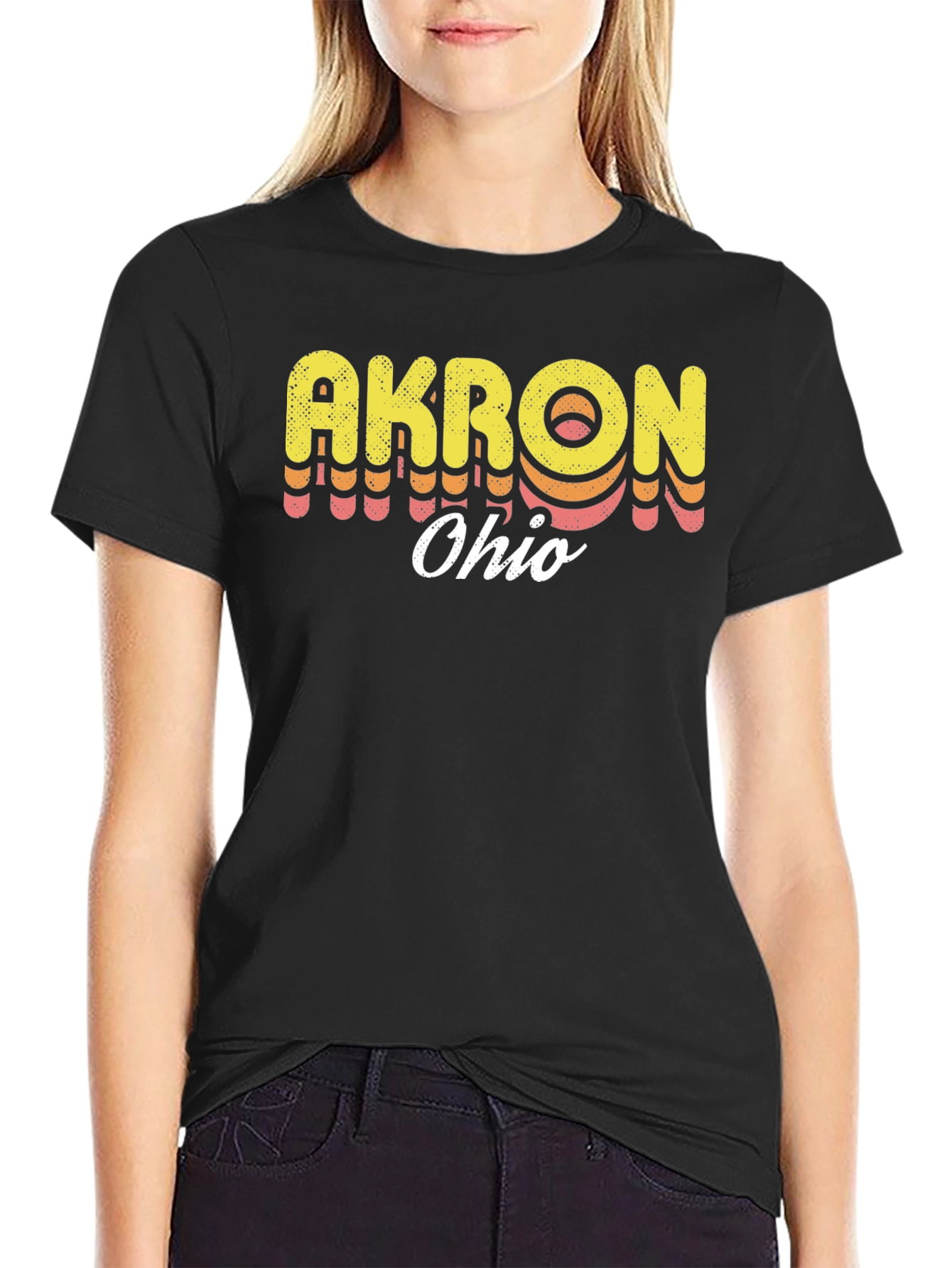 Akron Ohio Retro T-Shirt