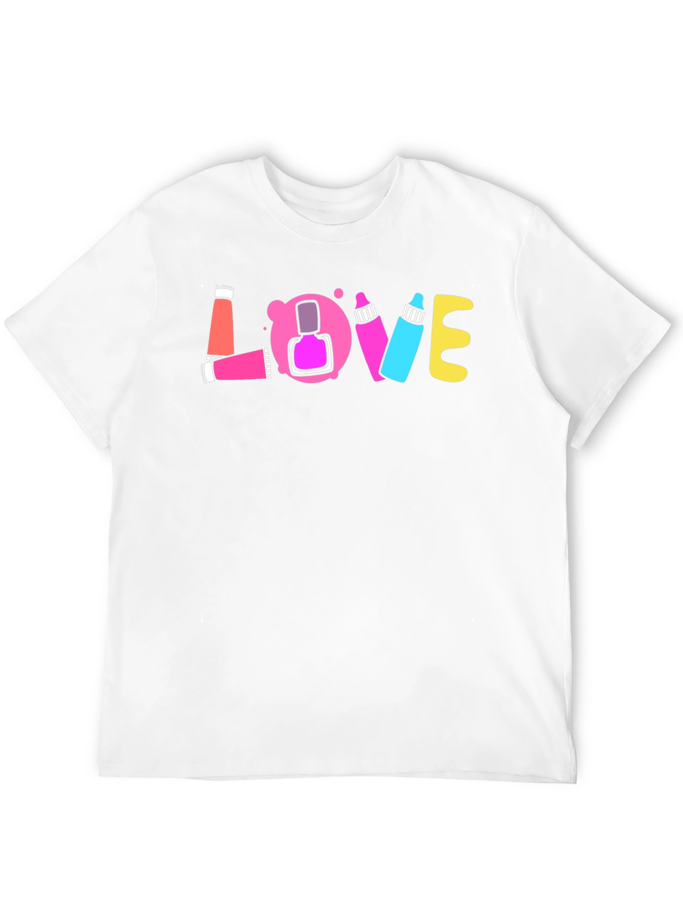 Love Nail Polish Graphic T-Shirt