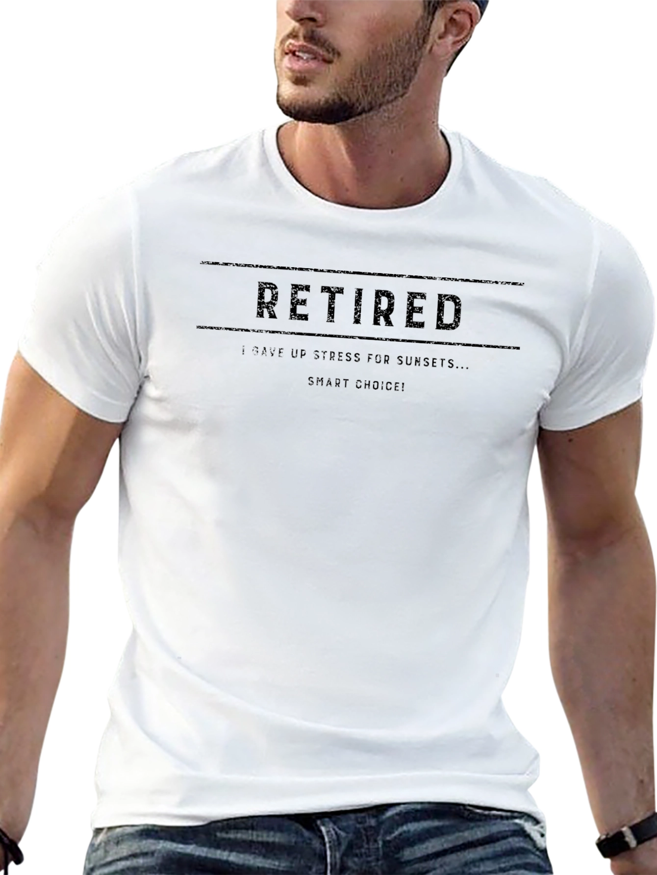 Retired Sunset Lover Black T-Shirt