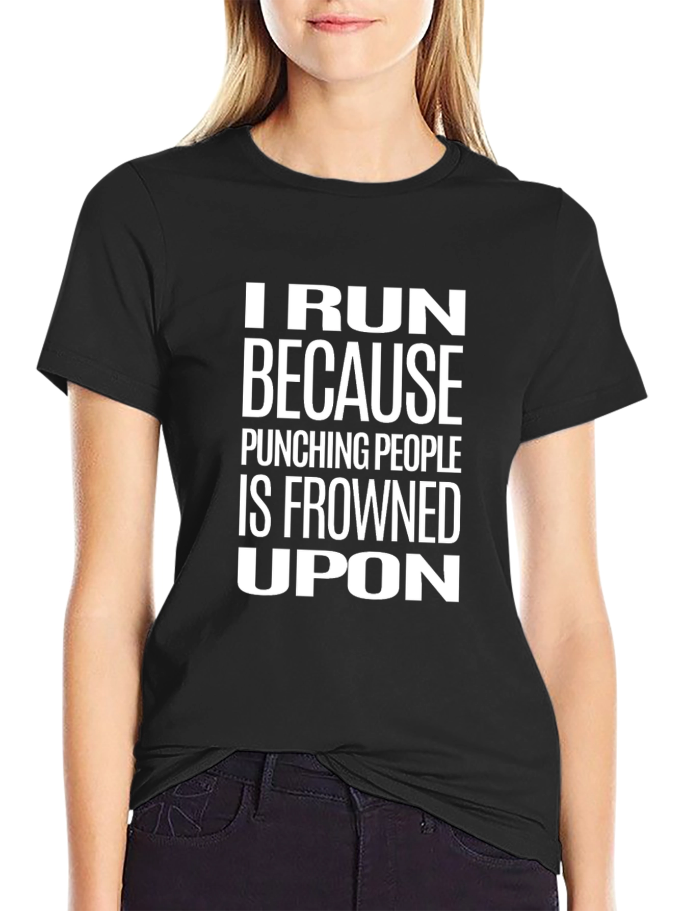 I Run Because Funny T-Shirt