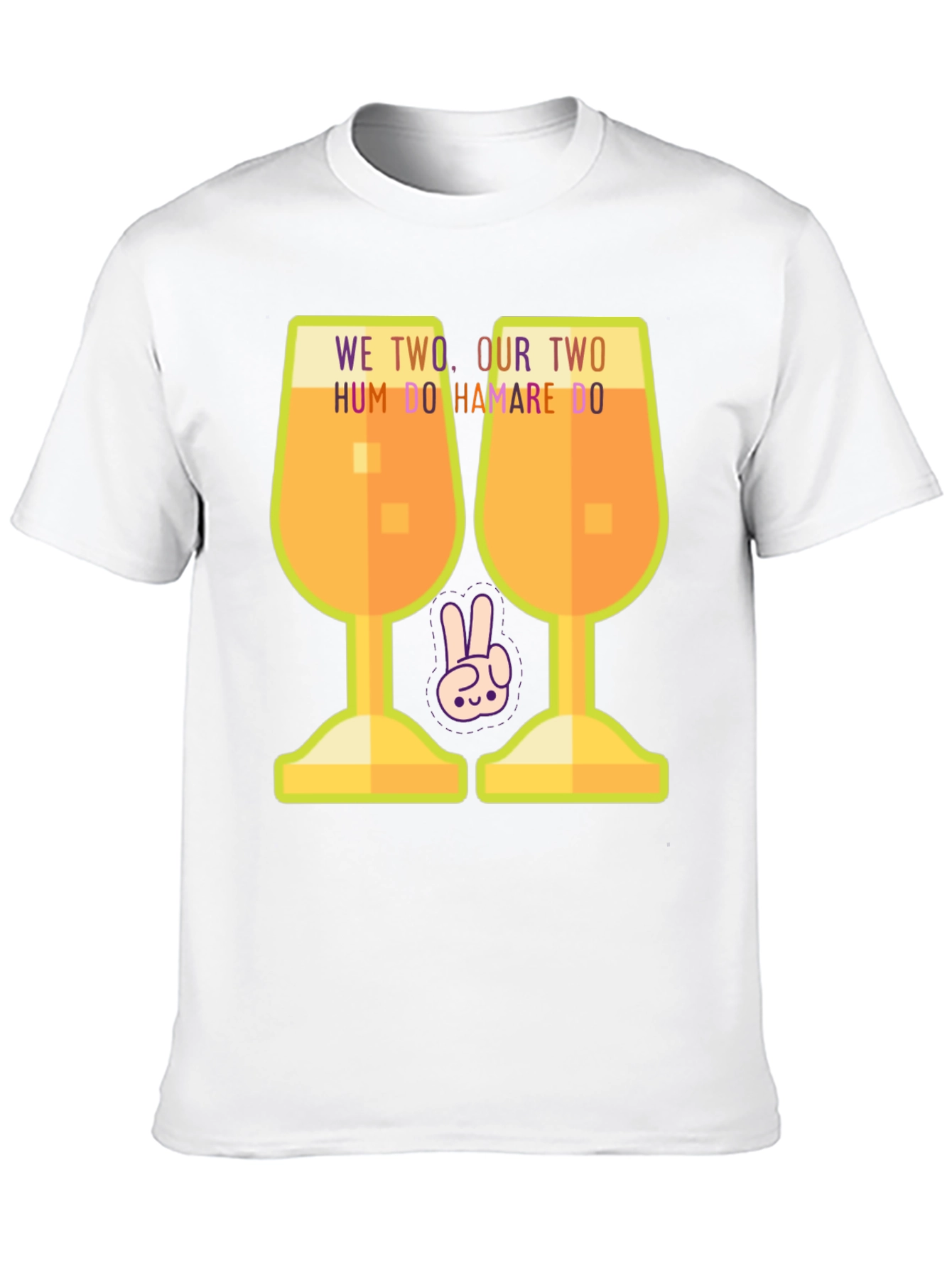 Hum Do Hamare Do T-Shirt - Graphic Print