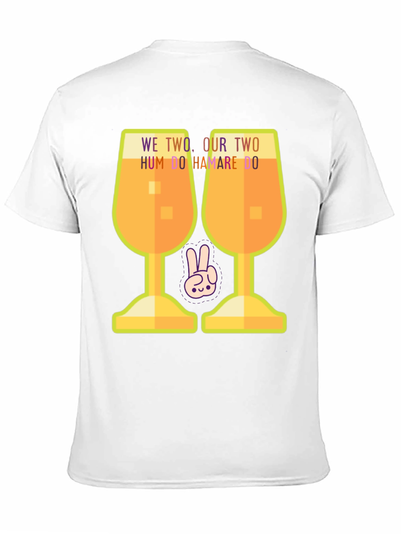 Hum Do Hamare Do T-Shirt - Graphic Print