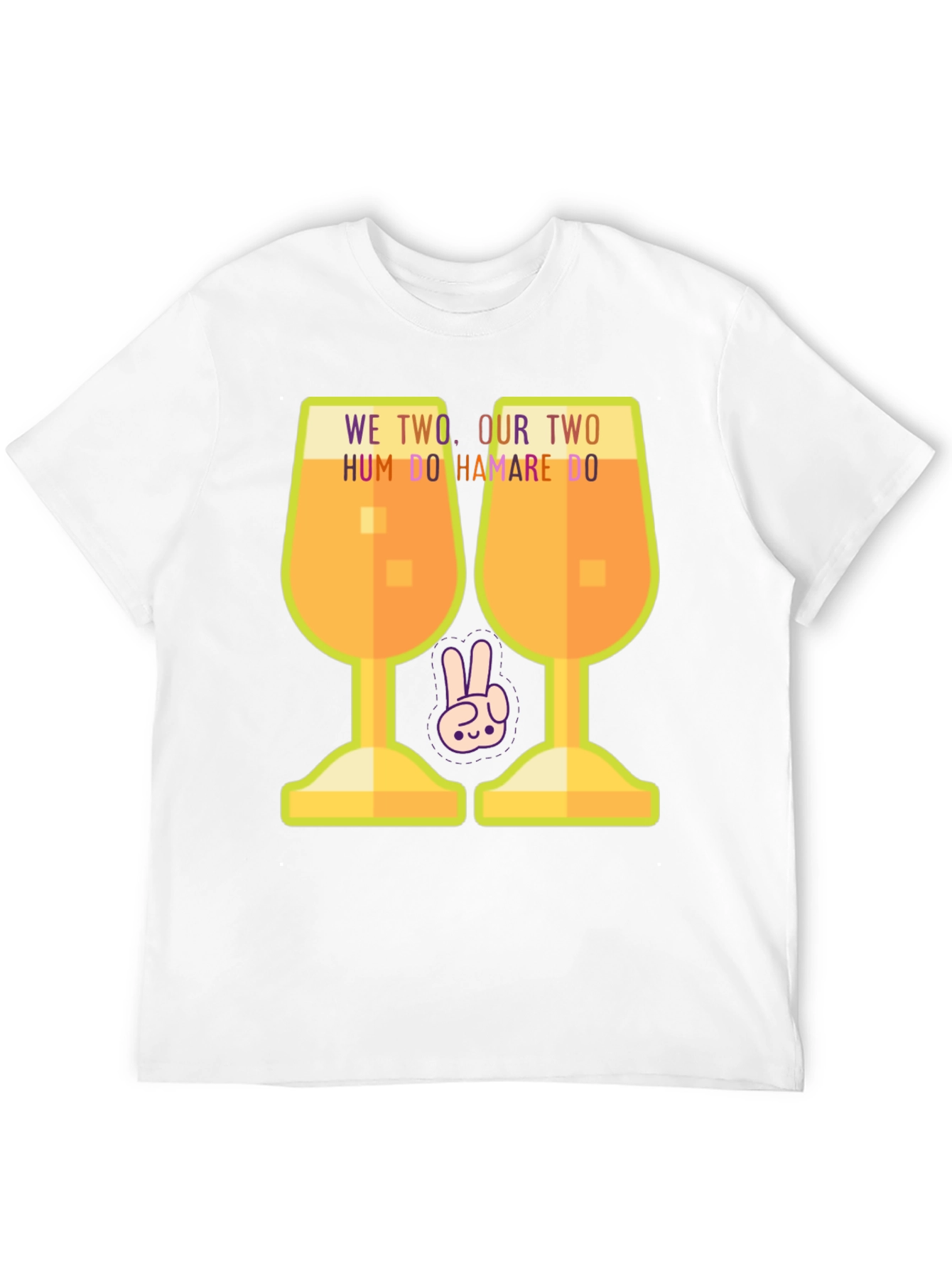 Hum Do Hamare Do T-Shirt - Graphic Print