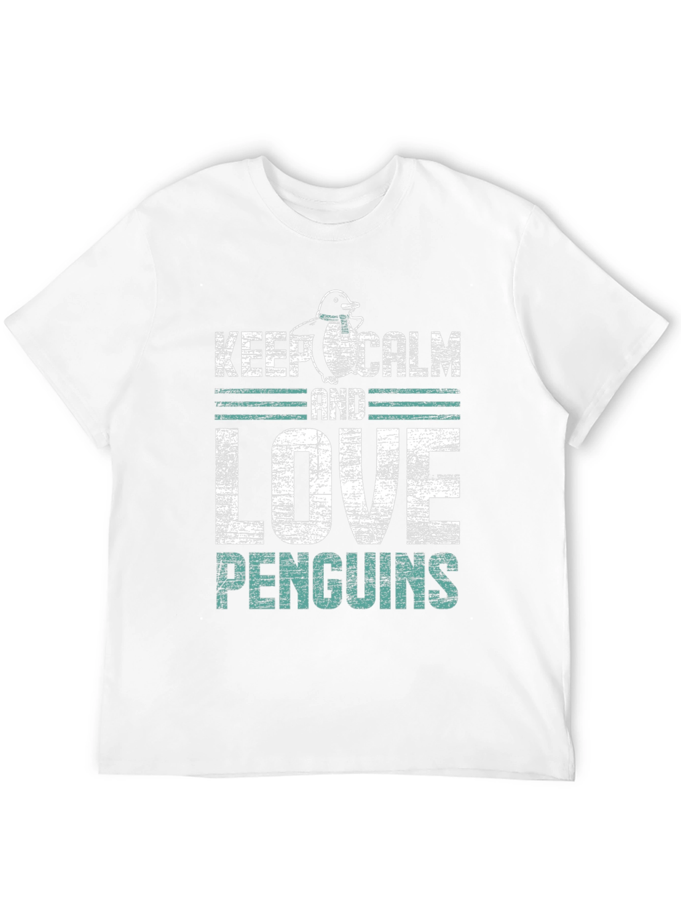 Keep Calm & Love Penguins Graphic T-Shirt
